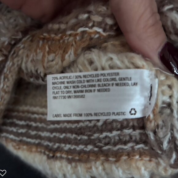 Universal Thread Women's Crewneck Pullover Sweater Brown (Size XS) - Picture 7 of 7